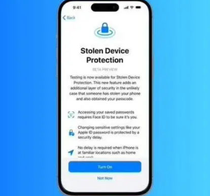 大英苹果授权维修店分享被盗设备保护功能开启方法 