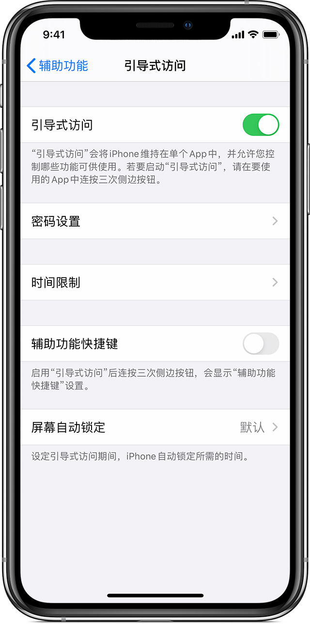 大英苹果手机维修分享如何在 iPhone 上退出引导式访问 