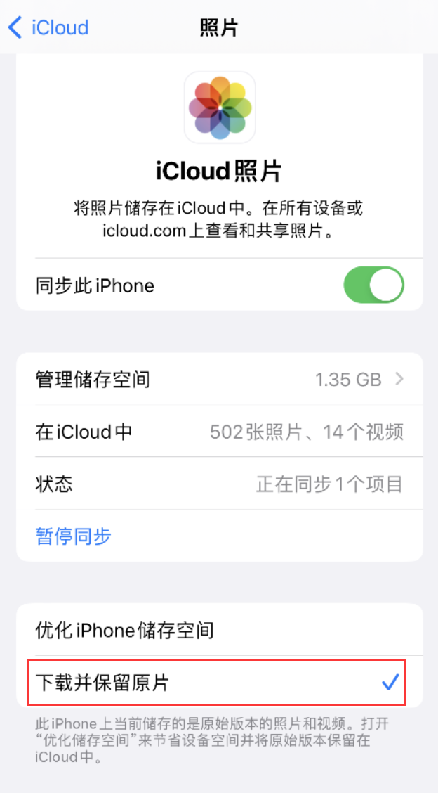 大英苹果手机维修分享iPhone 无法加载高质量照片怎么办 