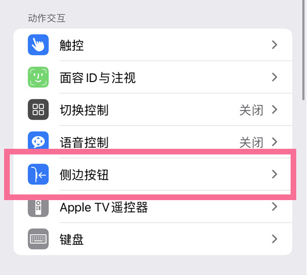 大英苹果14维修店分享iPhone14 Plus侧键双击下载功能关闭方法 